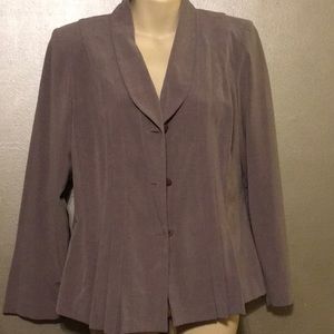 Gray jacket and pants